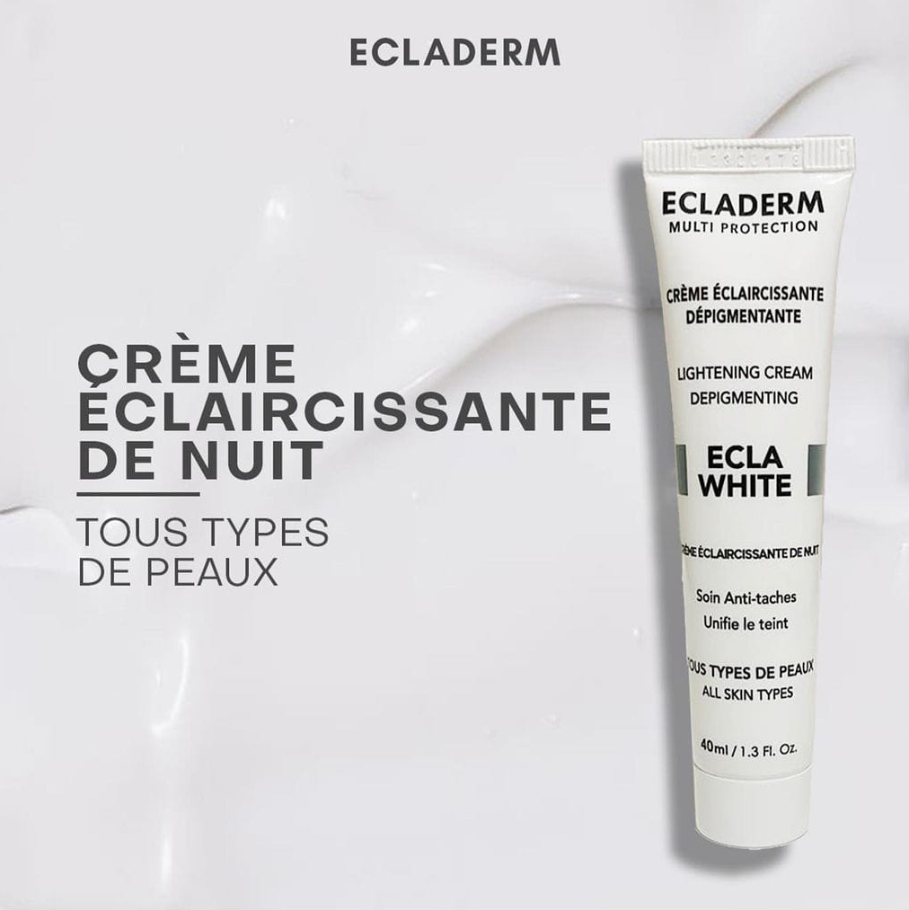 Ecladerm Eclatwhite : La crème éclaircissante dépigmentant incontournable